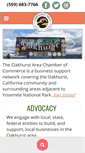 Mobile Screenshot of oakhurstchamber.com